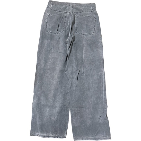 ZARA High Rise Wide Leg Jeans – Size 8 (USA) / 40 (EUR) – Gray Washed Denim - Picture 5 of 7